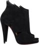 Christian Louboutin Pre-owned Suede boots Black Dames - Thumbnail 1