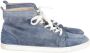 Christian Louboutin Pre-owned Suede sneakers Blue Heren - Thumbnail 1