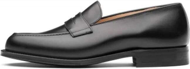 Church's Leren Slip-on Loafers in Zwart Black Heren
