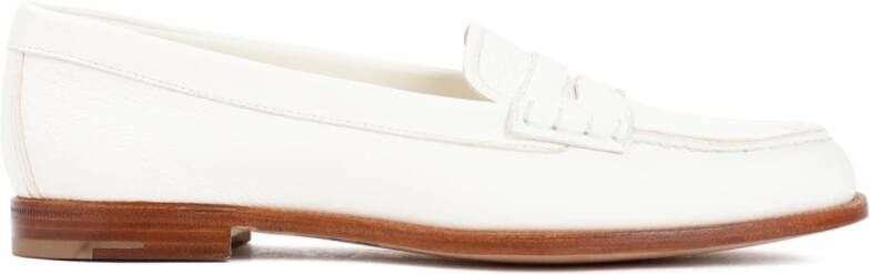 Church's Nude Loafers Almond Toe Penny Strap Beige Dames