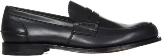 Church's Zwarte Leren Loafer Schoenen Black Heren