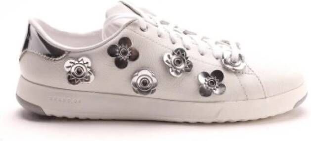 Cole Haan Leren Modieuze Sneakers White Dames