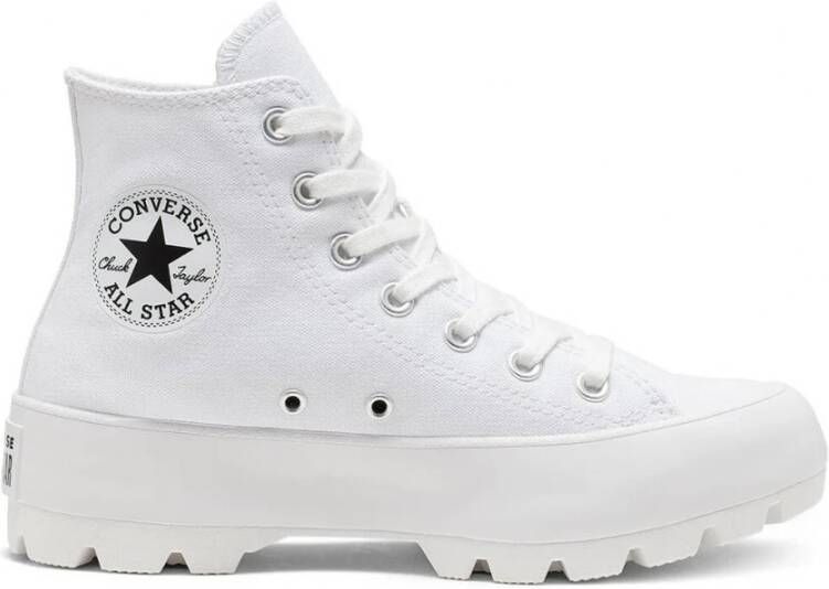Converse Canvas Platform Sneakers White Dames
