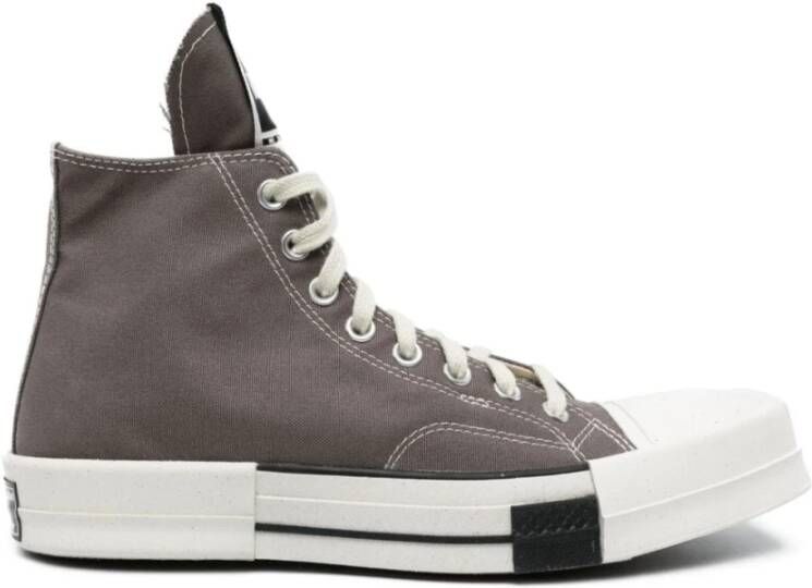 Converse Grijze High-Top Canvas Sneakers Gray Heren