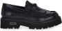 Cult Zwarte platte schoenen Mocassino Herfst Winter 2023 2024 Collectie Black Dames - Thumbnail 3