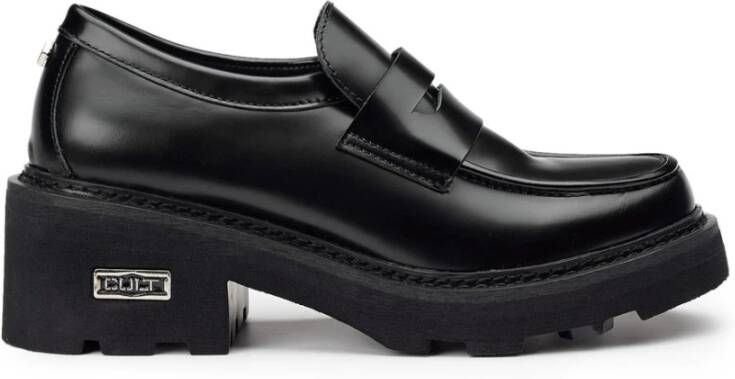 Cult Zwarte platte schoenen voor vrouwen Black Dames