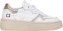 D.a.t.e. Witte Platinum Leren Sneakers White Dames - Thumbnail 5