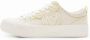 Desigual Witte stoffen sneakers voor vrouwen White Dames - Thumbnail 4