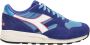 Diadora Blauwe Leren Sportieve Sneakers met Rubberen Zool Multicolor Dames - Thumbnail 1