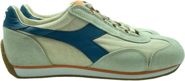 Diadora Canvas Stone Washed Sneakers Beige Heren