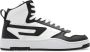 Diesel S-Ukiyo V2 Mid High-top sneakers with D branding White Heren - Thumbnail 1