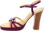 Dolce & Gabbana Pre-owned Satin sandals Purple Dames - Thumbnail 1