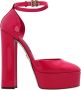 Dolce & Gabbana Donkerroze Platform Pumps Pink Dames - Thumbnail 1