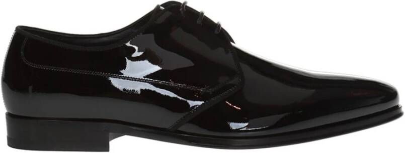 Dolce & Gabbana Zwarte Loafer Schoenen Aw22 Black Heren