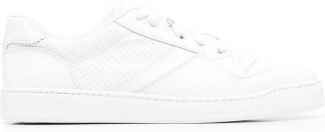 Doucal's Premium Leren Lage Sneakers voor Heren White Heren