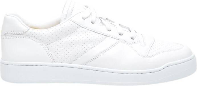 Doucal's Witte Leren Sneakers White Heren