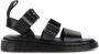 Dr Martens Gryphon sandals in brando leather with straps Dr. Martens Zwart - Thumbnail 1