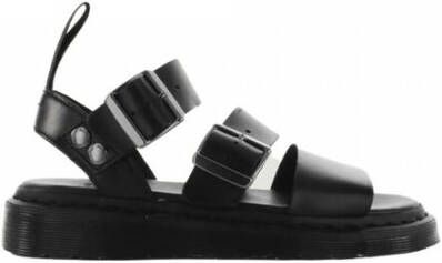 Dr Martens Gryphon sandals in brando leather with straps Dr. Martens Zwart