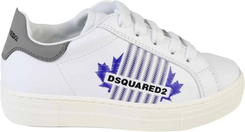 Dsquared2 Wit Grijs Sneakers White Dames