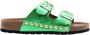 Dwrs Stijlvolle Zomer Slippers Green Dames - Thumbnail 2