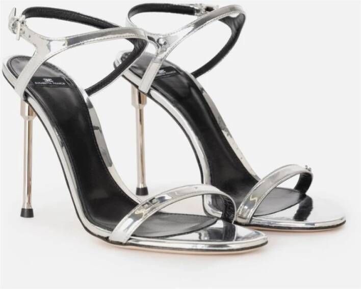Elisabetta Franchi High Heel Sandals Gray Dames