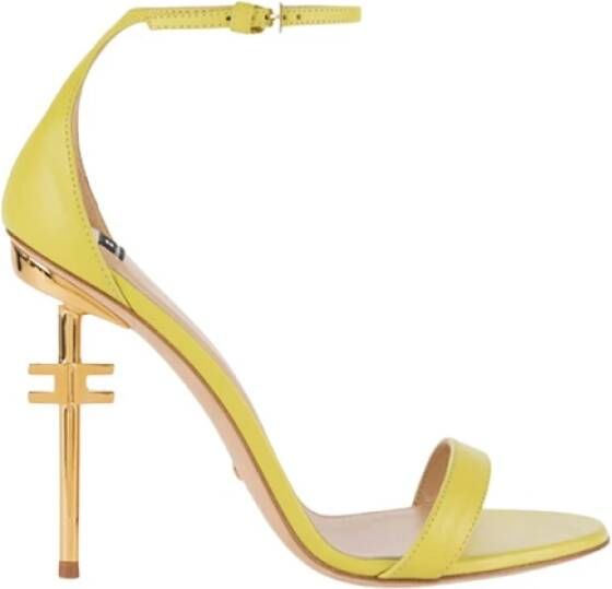 Elisabetta Franchi High Heel Sandals Yellow Dames