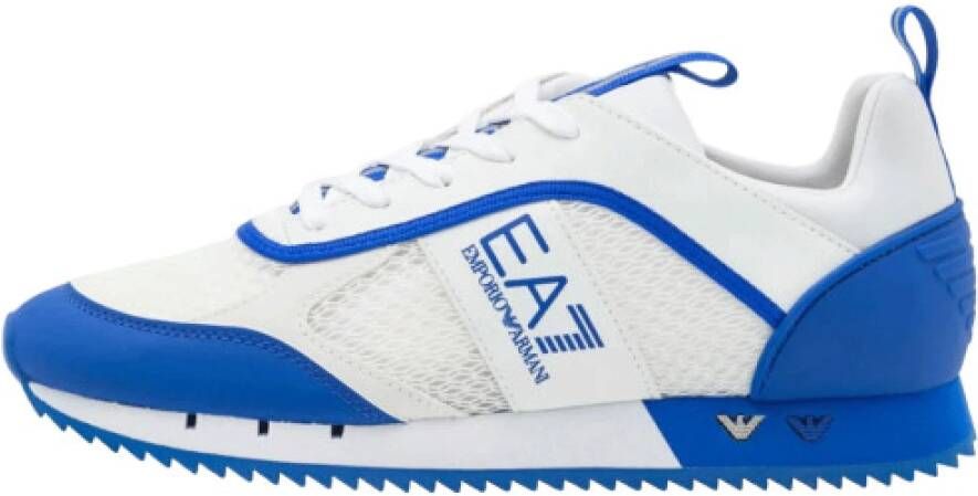 Emporio Armani EA7 Blauw en witte sneakers X8X027 Kx050 Multicolor Heren