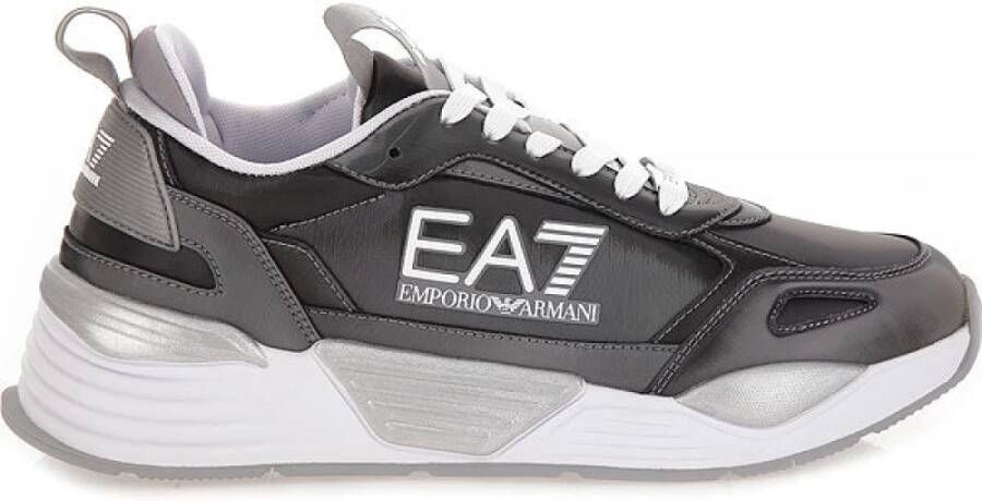 Emporio Armani EA7 Lichtgrijze Sneakers Aw23 Stijlvol Comfort Gray Heren