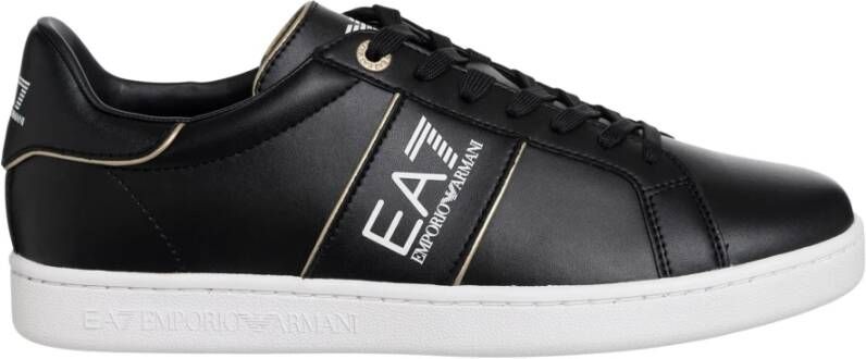 Emporio Armani EA7 Luxe Vetersluiting Sneakers Black Heren