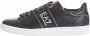 EA7 Emporio Armani Sneakers met contraststrepen in metallic model 'ACTION LEATH' - Thumbnail 10