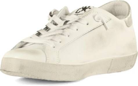 2Star Leren Glitter Sneakers White Dames