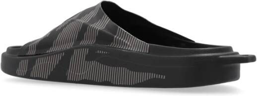 adidas by stella mccartney Slippers met logo Black Dames