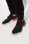 Adidas Originals Nmd_R1 Zwarte Stoffen Sneakers met Rode en Blauwe Inzetstukken Black Heren - Thumbnail 9