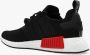 Adidas Originals Nmd_R1 Zwarte Stoffen Sneakers met Rode en Blauwe Inzetstukken Black Heren - Thumbnail 12