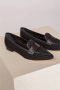 AGL Zwarte Semi-Transparante Loafer met 1cm Hak Black Dames - Thumbnail 4