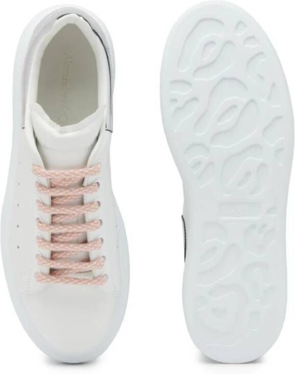 alexander mcqueen Witte Oversized Lage Sneakers White Dames