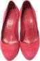 Alexander McQueen Pre-owned Suede heels Red Dames - Thumbnail 2