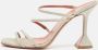 Amina Muaddi Pre-owned Fabric sandals Gray Dames - Thumbnail 2