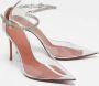 Amina Muaddi Pre-owned Leather heels Gray Dames - Thumbnail 4