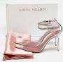 Amina Muaddi Pre-owned Leather heels Gray Dames - Thumbnail 9