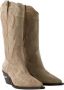 Anine Bing Leather boots Beige Dames - Thumbnail 2