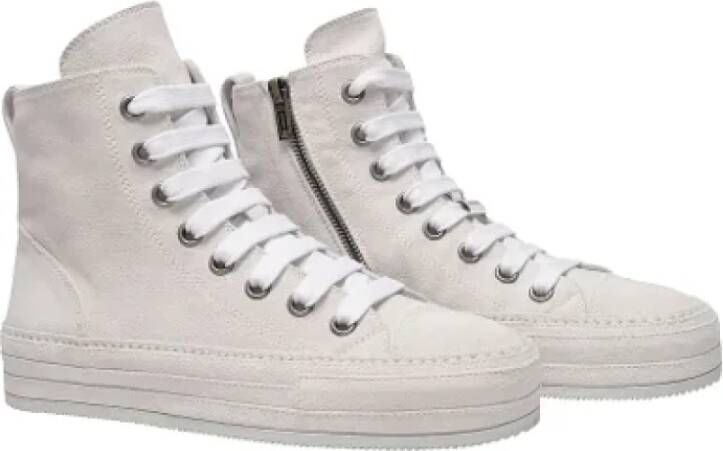 Ann Demeulemeester Leather sneakers White Dames
