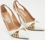 Aquazzura Pre-owned Leather heels White Dames - Thumbnail 4