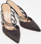 Aquazzura Pre-owned Satin heels Black Dames - Thumbnail 4