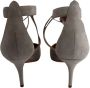 Aquazzura Pre-owned Suede sandals Gray Dames - Thumbnail 3