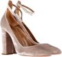 Aquazzura Pre-owned Velvet heels Pink Dames - Thumbnail 4