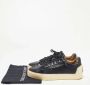 Armani Pre-owned Leather sneakers Black Dames - Thumbnail 9