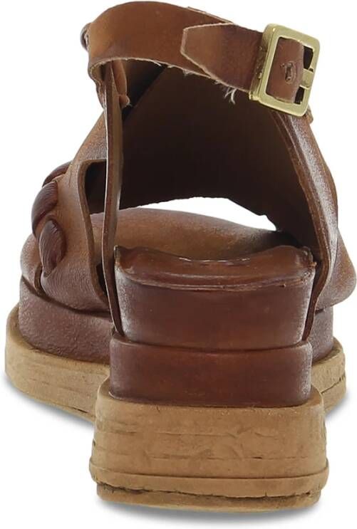 a.s.98 Wedges Brown Dames