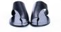 ATP Atelier Platte lederen sandalen met uitgesneden rosa Black Dames - Thumbnail 5
