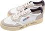 Autry Lage Dames Wit Paarse Sneakers Multicolor Dames - Thumbnail 3